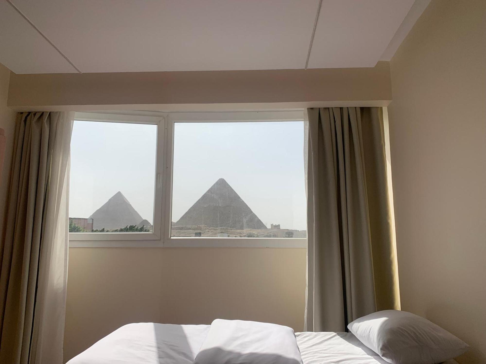 Memphis Pyramids View Hotel Nazlet el-Sîsi Exterior foto